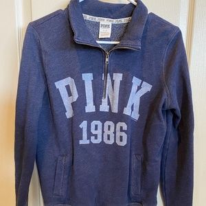 Victoria's Secret PINK Pullover Blue Jacket - S